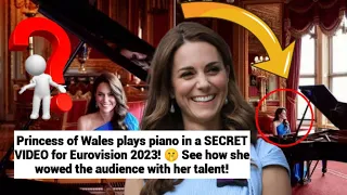 🎹👑 Princess of Wales STUNS everyone with her piano skills at Eurovision 2023! You won’t believe 😱 🎶