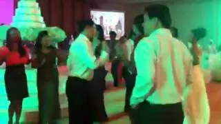 Dancing in Lao Kun Hak son wedding