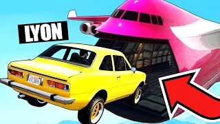 SALTO SUGLI AEREI NELLA RAMPA VOLANTE DI GTA5!!