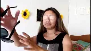 She accepts the challenge of being blind 24 hours (Ends up crying)