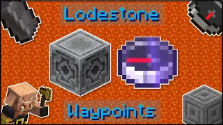 Minecraft - How To Use The Lodestone & Lodestone Compass (Create Waypoints!)