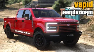 Vapid Sandstorm (Ford F250 / Chevy Silverado 2500) | GTA V Lore Friendly Car Mods | PC