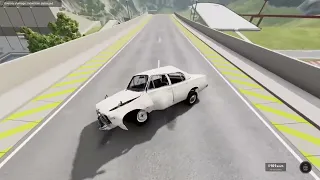 Realistic Car Crashes and Overtakes #73