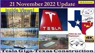 Inside both stamping machine areas! 21 November 2022 Giga Texas Construction Update (07:15AM)