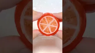🐸개구리알로 귀여운 오렌지🍊말랑이 만들기! - Cute Orange Squishy DIY with Orbeez and Nano Tape#밍투데이#테이프풍선