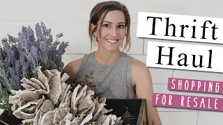 Thrift Haul• Flipping for Profit • 2 Thrift Stores • 1 Estate Sale • candlesticks,  boxes and floral