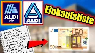 ALDI 50€ FEUERWERK EINKAUFSLISTE | Was lohnt sich?