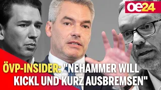 ÖVP-Insider zu Neuwahl: "Nehammer will Kickl und Kurz ausbremsen"