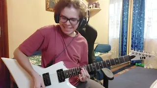 Kansas - Carry On Wayward Son outro guitar cover (with solo)