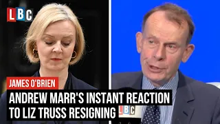 Andrew Marr's instant reaction to Liz Truss resigning | LBC