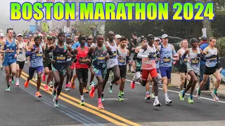 BOSTON MARATHON 2024 FULL RACE ( Maratona de Boston ) Full HD