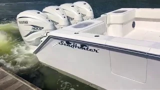 SeaHunter 45 w/ QUAD YAMAHA 425 XTOs (1700 horsepower)