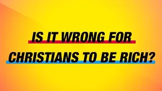 Is It Wrong For Christians To Be Rich? — Ted Shuttlesworth Jr. // Truth For Life #64