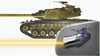 T-10M vs M103 | BR-472 | Armor Penetration Simulation