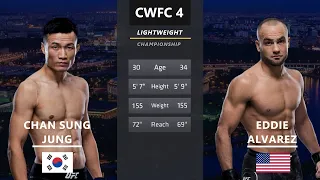 CWFC 4 LIGHTWEIGHT TITLE FIGHT: Chan Sung Jung VS Eddie Alvarez