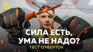 Сила есть, ума не надо? Тест Отверток