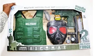 Role Play Military Weapons Toy Set Unboxing – Chatpat toy tv