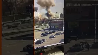 Missile strikes Ukraine apartment building