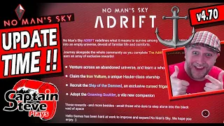 No Man's Sky Adrift Update - 1st Impressions Prior To Patch Notes - Captain Steve News Version 4.70