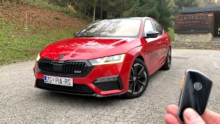 New SKODA Octavia RS 2021 - FIRST LOOK crazy LED lights, DIGITAL COCKPIT & trunk space