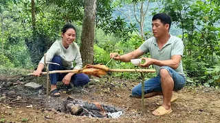 Spicy Roast Duck, Meal For These Tired Sawing Days wood | Dang Thi Mui