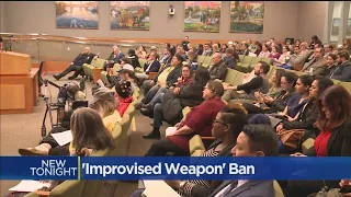 City Council Drops Vote On 'Improvised Weapon Ban'