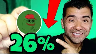 Pepe Coin UP 26% ULTIMOS 7 DIAS Rumbo $0.00001