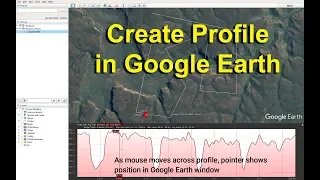 How to create an elevation profile in Google Earth