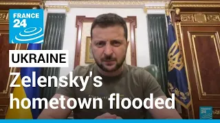 War in Ukraine: Zelensky's hometown flooded after missiles hits dam • FRANCE 24 English