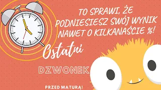 ⌛Ostatni dzwonek przed Maturą z Matematyki! Zwiększ swój wynik dzięki ogarnięciu tablic! Matura 2022