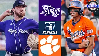 High Point vs #6 Clemson (Exciting Game!) | Clemson Regional Opening Round | 2024 College Baseball