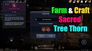 Black Desert Mobile Farming & Craft Sacred Tree Thorn