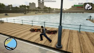 GTA San Andreas Definitive Edition - pedestrians getting caught on fire