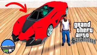 Secret Lamborghini Egoista Super Car Location in GTA San Andreas (Cheat Code)