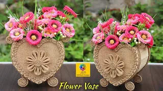 Best Out Of Waste Material Ideas for Plant Pot | Jute Craft Ideas