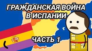 Испанская Гражданская Война на пальцах | часть 1 |  история на пальцах