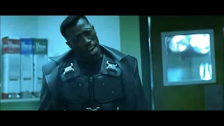 Wesley Snipes breaks character in Blade