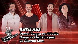 Daniel Vargas vs Cláudio Braga vs Michel Lopes vs Ricardo Dias | The Battles | The Voice Portugal