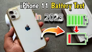 iPhone 11 battery test 🔥iPhone 11 battery drain test | iPhone 11 battery backup?