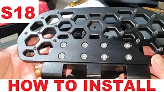 How to Install Honeycomb Spiked Pedals into Kingsong S18