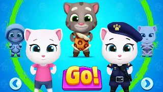 My Talking Tom 2 l Knight Hank l Officer Angela l Talking Angela l Roman Tom l Gameplay