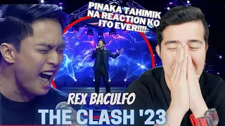 [REACTION] The Clash 2023: Rex Baculfo sings his heart out with “Dancing On My Own”