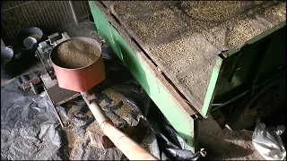 homemade air blower - pneumatic grain loader - incarcator pneumatic cereale