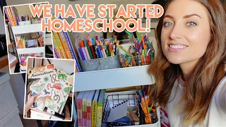 We Have Officially Started Homeschool, How It's Been Going & Supplies HAUL! | Kendra Atkins