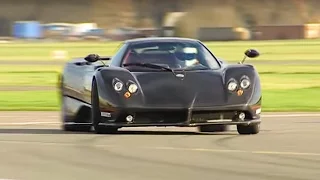 Zonda F vs Bugatti Veyron Power Lap | The Stig | Top Gear