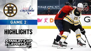 First Round, Gm 2: Bruins @ Capitals 5/17/21 | NHL Highlights