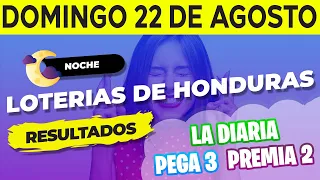 Sorteo 9PM Loto Honduras, La Diaria, Pega 3, Premia 2, Domingo 22 de Agosto del 2021 | Ganador 😱🤑💰💵