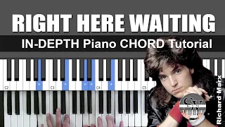 RIGHT HERE WAITING ( IN-DEPTH Piano Chord Tutorial)