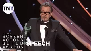 Gary Oldman: Acceptance Speech | 24th Annual SAG Awards | TNT