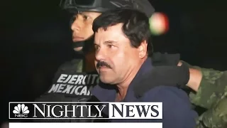 Stunning Helmet Cam Video Goes Inside Firefight To Recapture 'El Chapo' | NBC Nightly News